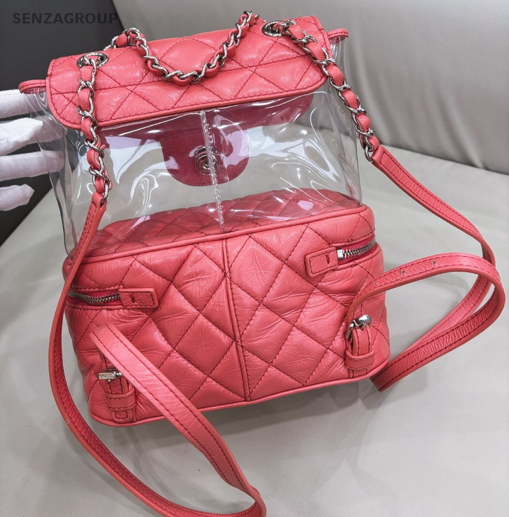 CHANEL Backpack Jelly Diamond pattern Pink Shoulder bag Women