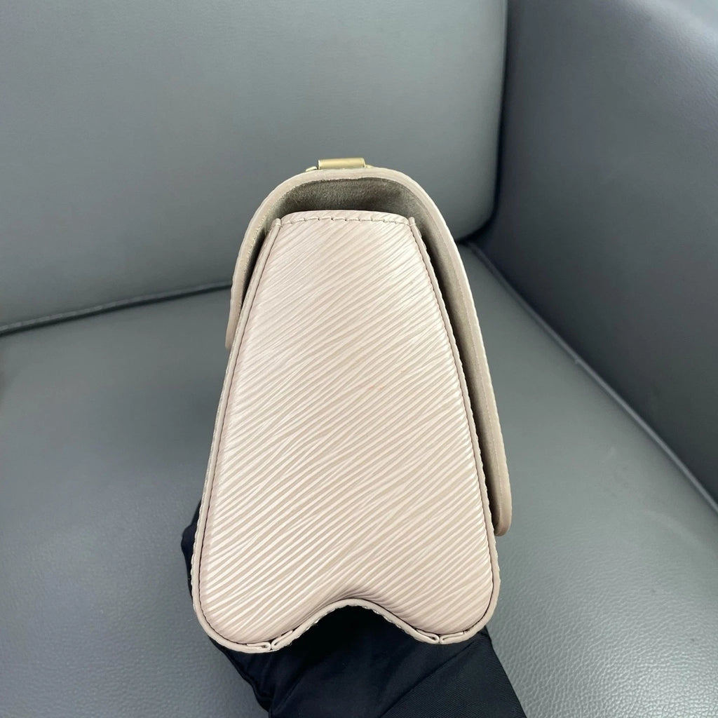 Louis Vuitton Pink Epi Leather Twist Handbag Shoulder Crossbody For Women