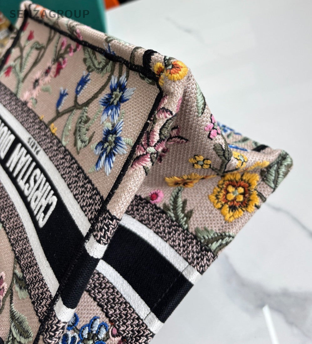 Christian Dior Book Tote PM Top Handle Handbag Women Multicolor
