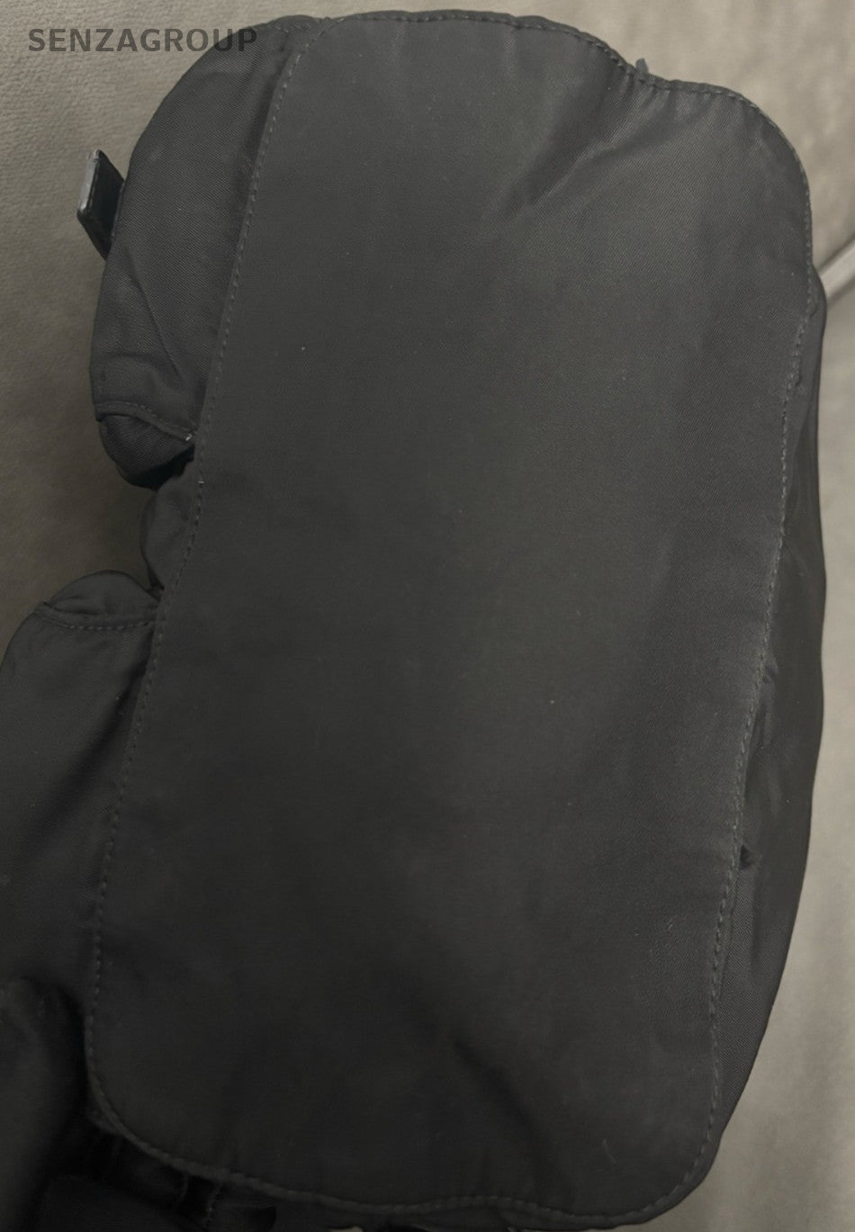 Prada PM Backpack Black Silver Unisex Adults Classic Designer