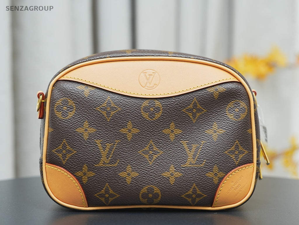 Louis Vuitton M45528 Monogram Canvas Deauville Handbag Crossbody bag Brown