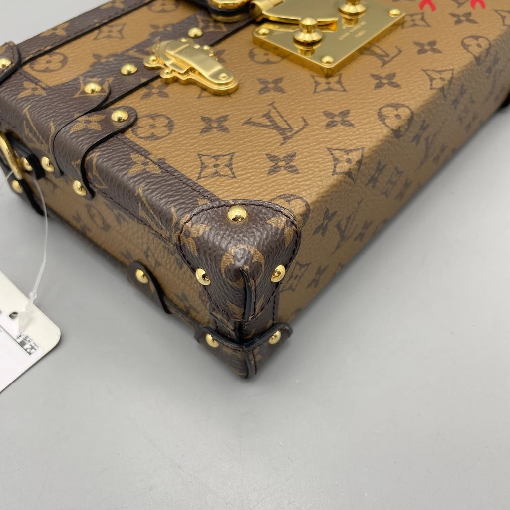 Louis Vuitton Colorblock Hard Box Clutch Bag For Women
