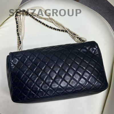 Chanel Westminster CF Pearl Chain Shoulder Bag Lambskin Women's