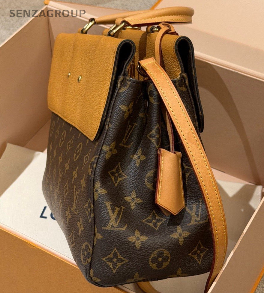 Louis Vuitton Venus Monogram Top Handle Bag Shoulder Bag Brown Gold Women