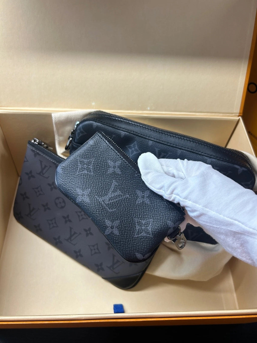 Louis Vuitton Black 3-in-1 Crossbody Bag For Women