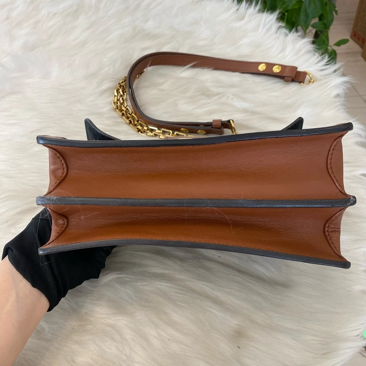 Louis Vuitton Daphne Medium Monogram Shoulder Crossbody Bag Brown