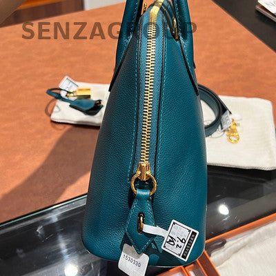 Hermès Bowling 25 Bag in Pine Green with Gold Hardware - Women's Fashion