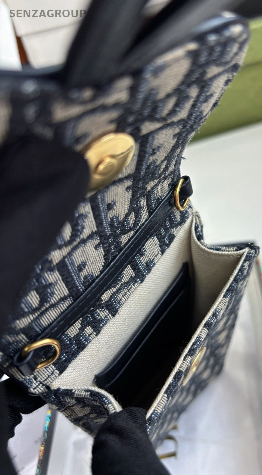 Christian Dior Saddle bag mini Monogram Classic Crossbody bag Chain Strap