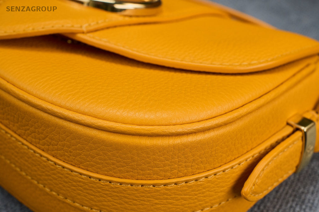 Louis Vuitton Pont 9 Crossbody Orange Gold Used Women Classic Designer