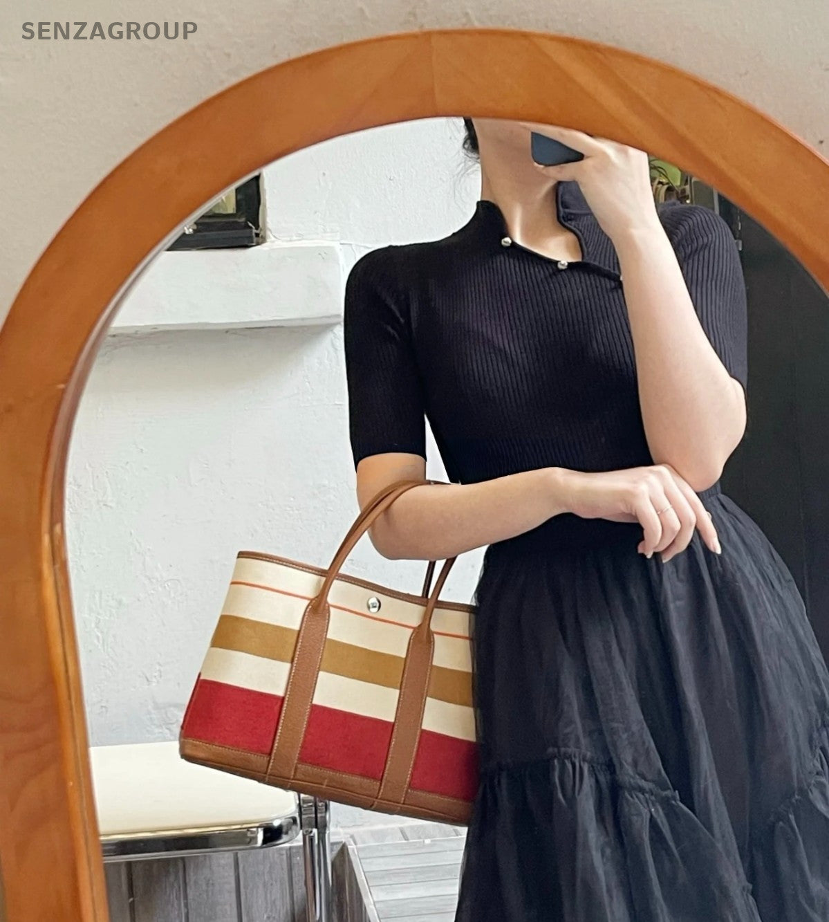 Hermes GardenParty Gp30 Japan Limited Edition tote Handbag Coloful Women