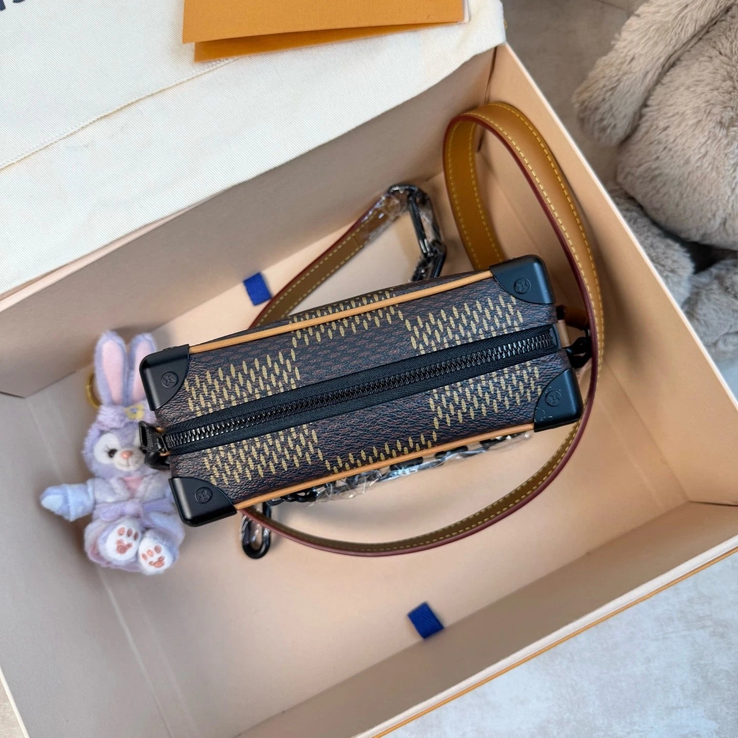 Louis Vuitton x Nigo Canvas Mini Soft Trunk Box Bag For Women