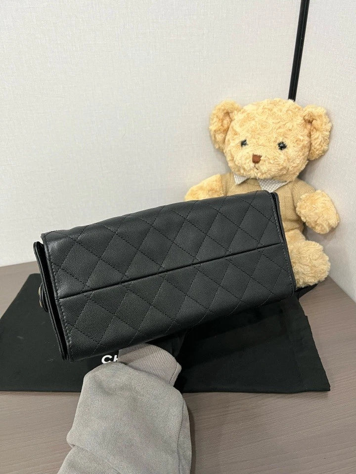 CHANEL Black 25Bag Shoulder Tote Bag For Women