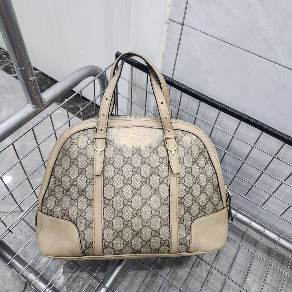 Gucci GG Canvas Shell Handbag For Women
