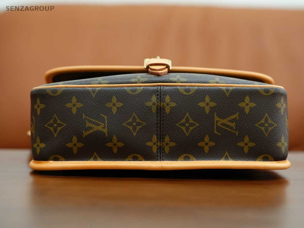 Louis Vuitton Sologne Monogram Shoulder Crossbody Bag Brown Vintage M42250