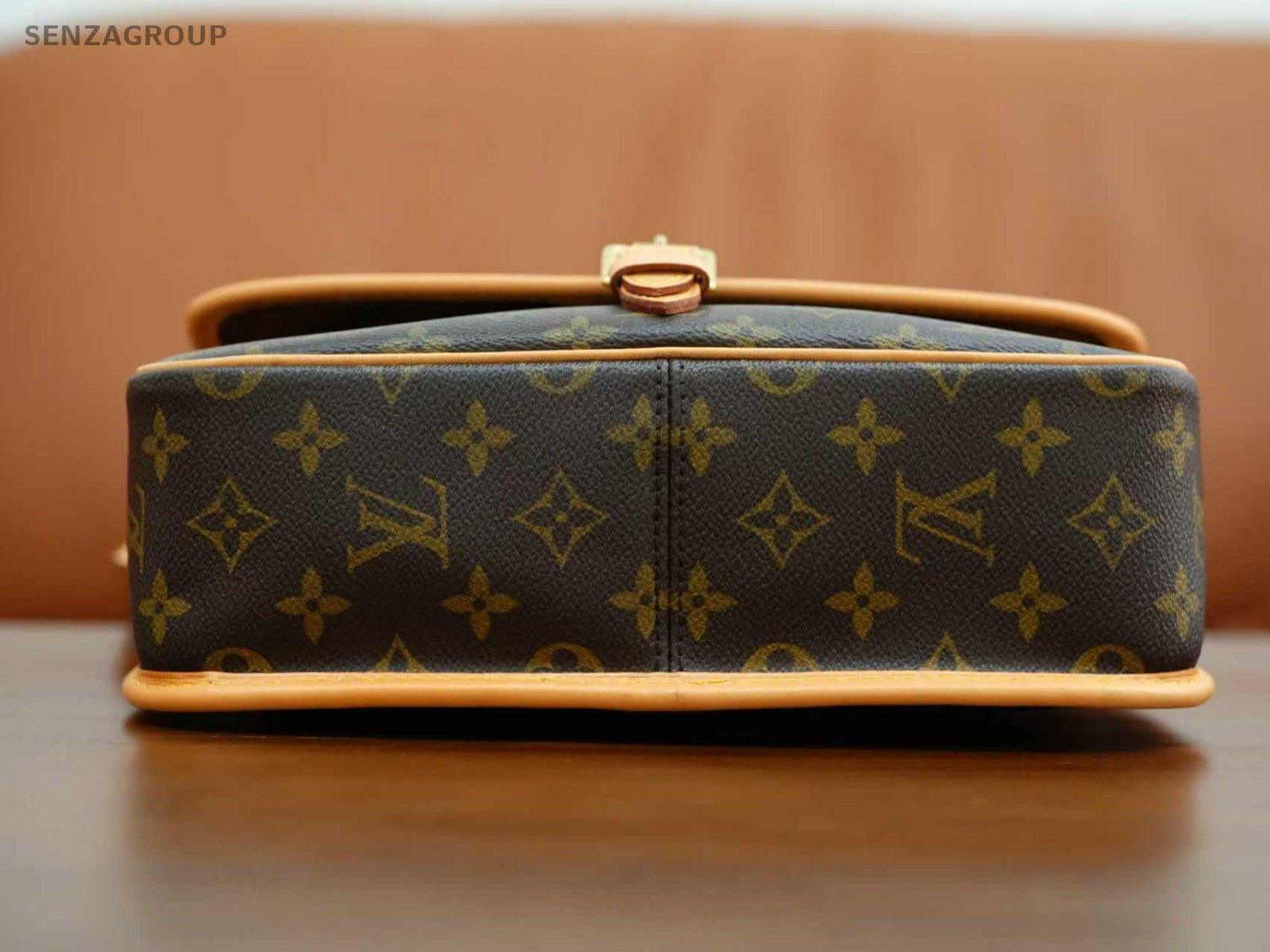 Louis Vuitton Sologne Monogram Shoulder Crossbody Bag Brown Vintage M42250