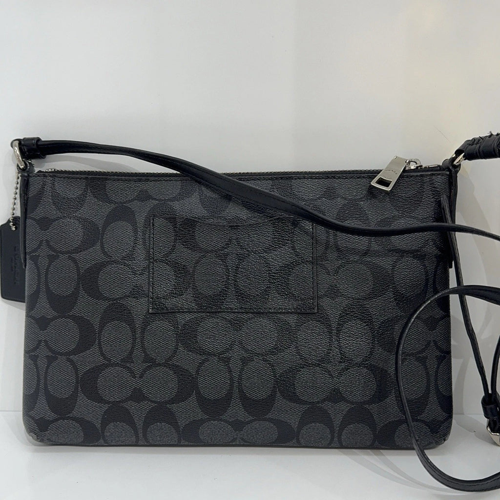 Coach Dark Grey Unisex Shoulder Crossbody Bag For Women