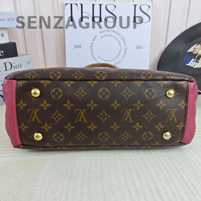 Louis Vuitton Pallas Monogram Medium Handbag Shoulder Bag Women's Classic