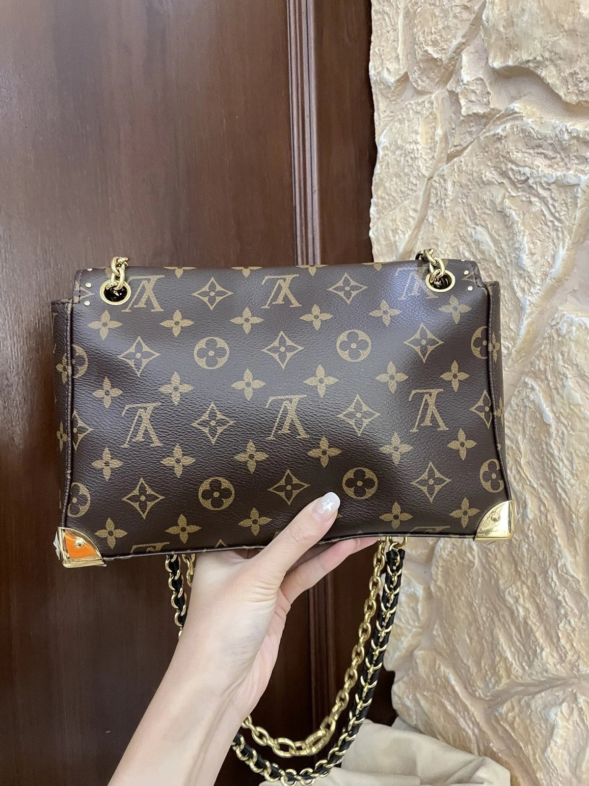 Louis Vuitton Trunkie Monogram Canvas Handbag For Women