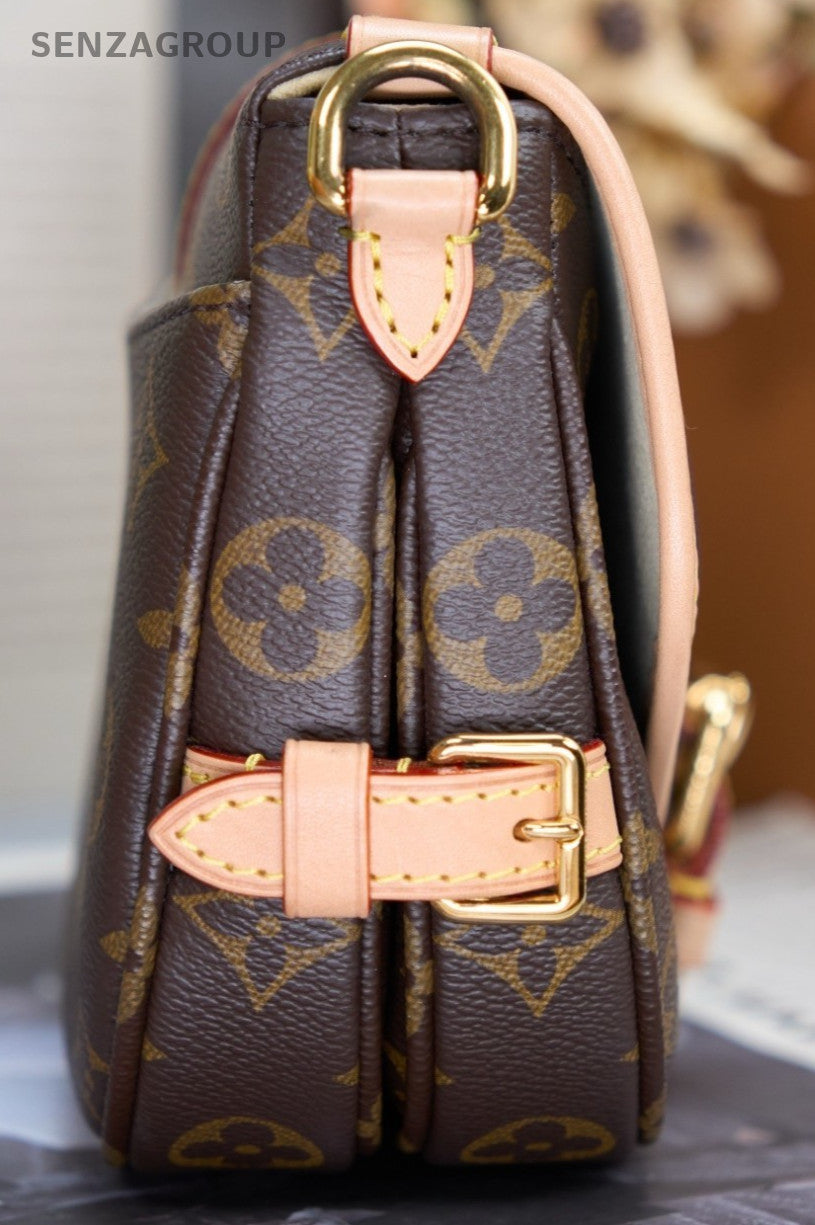 Louis Vuitton Gemini BB Monogram Shoulder Crossbody Bag Brown Women