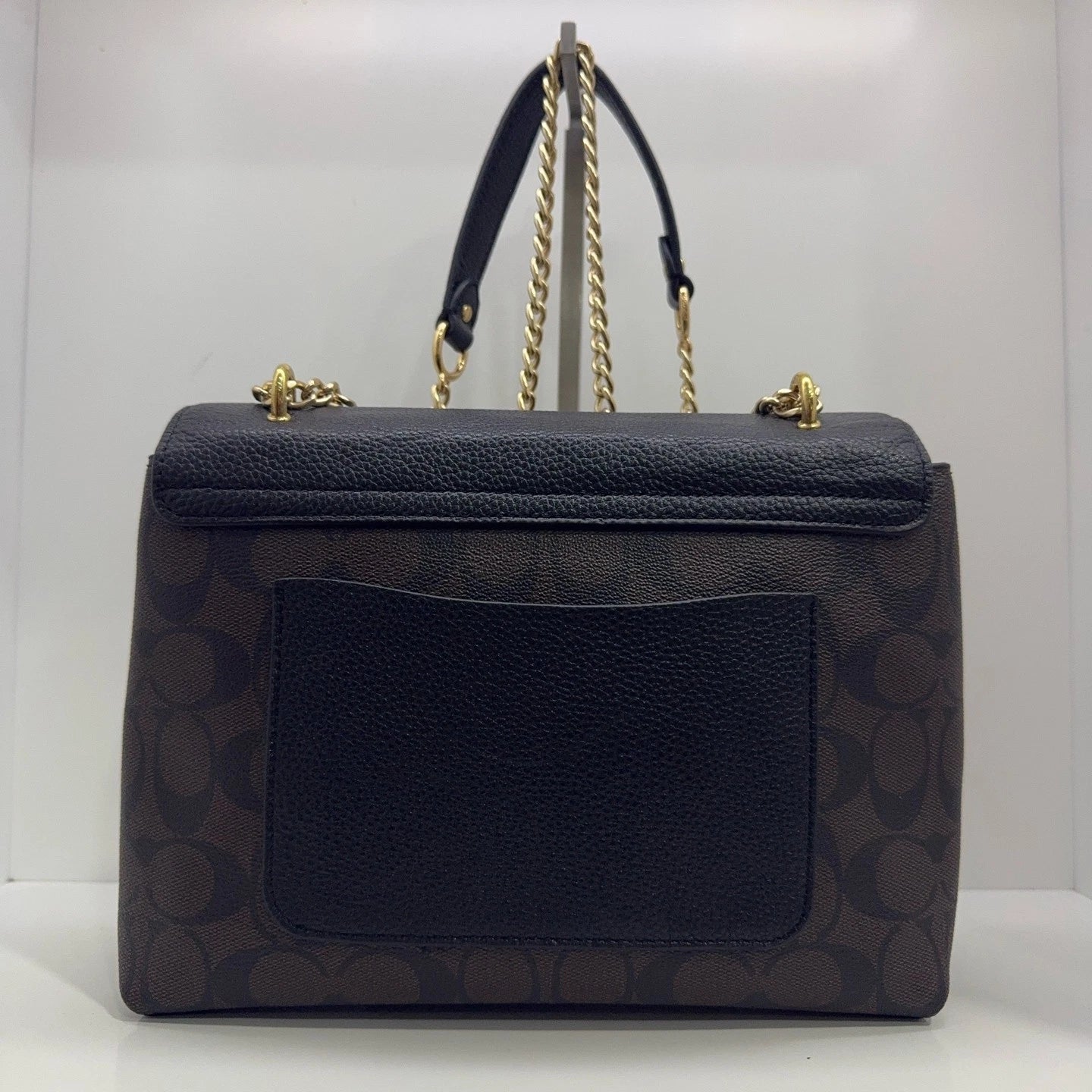 Coach Classic Monogram Pebbled Leather Envelope Crossbody Women