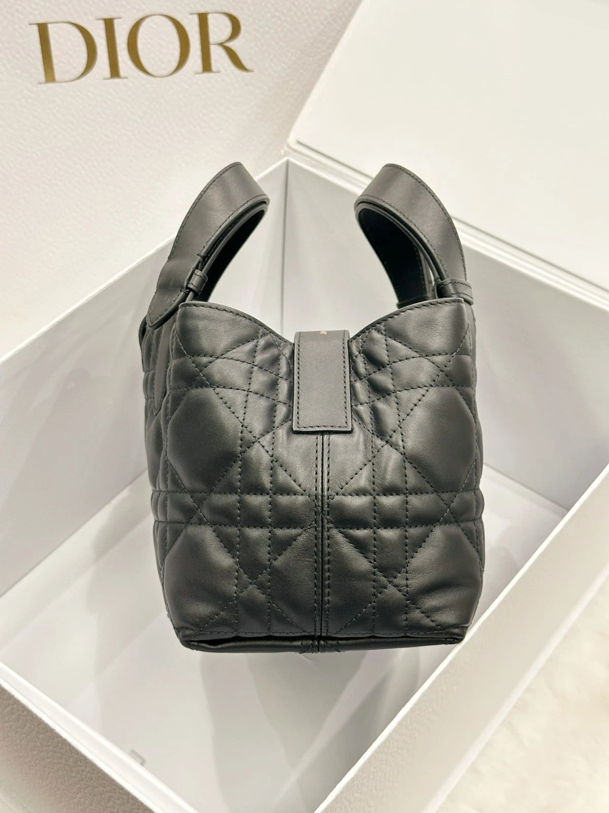 Dior Toujours Small Horizontal Black Tote Bag For Women