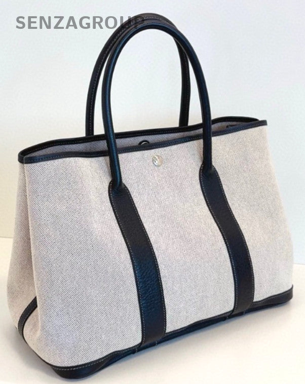 Hermes Garden Party Top Handle bag GP36 Classic PANDA COLOR Almost Brand NEW