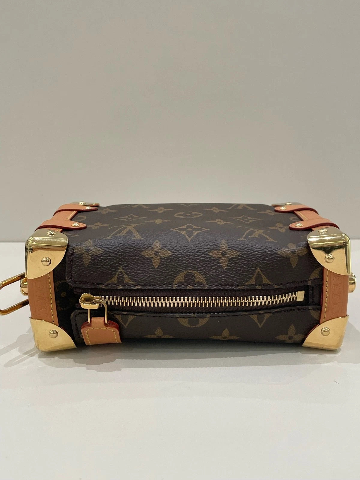 Louis Vuitton Canvas Side Trunk Mini Crossbody Bag For Women