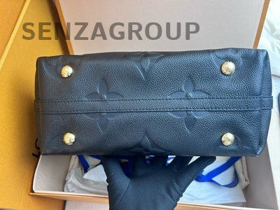 Louis Vuitton Carryall Small Black Leather Shoulder Crossbody Bag Women