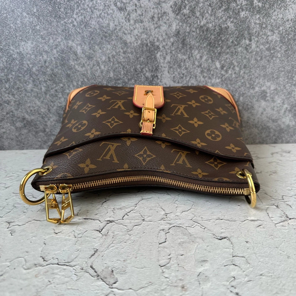 Louis Vuitton Odeon PM Monogram Canvas Shoulder Bag Crossbody Gold Hardware