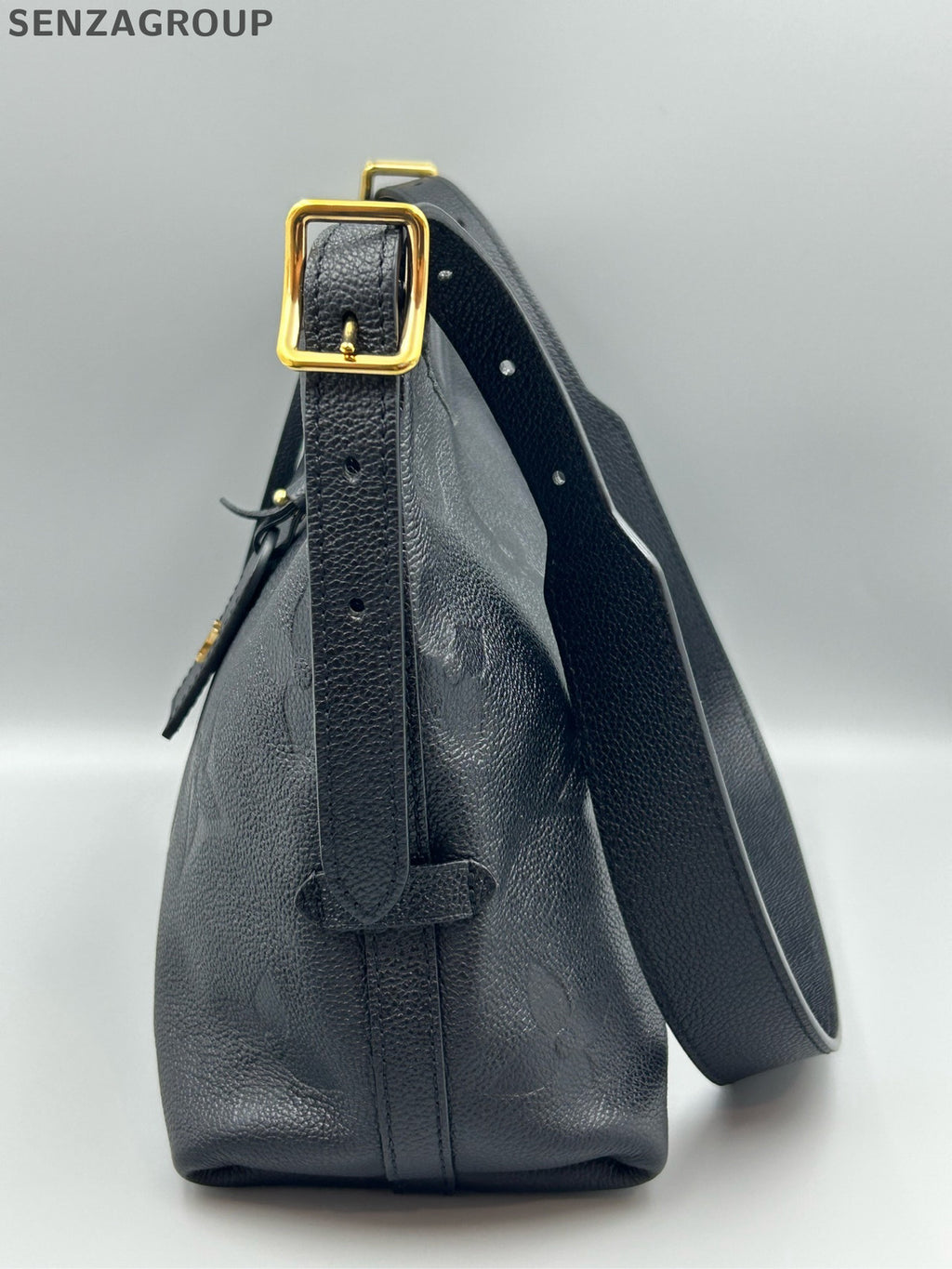 Louis Vuitton Carryall PM Black Empreinte Leather Crossbody Bag Women