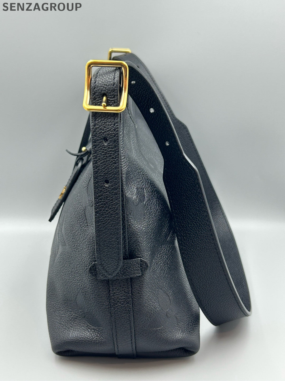 Louis Vuitton Carryall PM Black Empreinte Leather Crossbody Bag Women