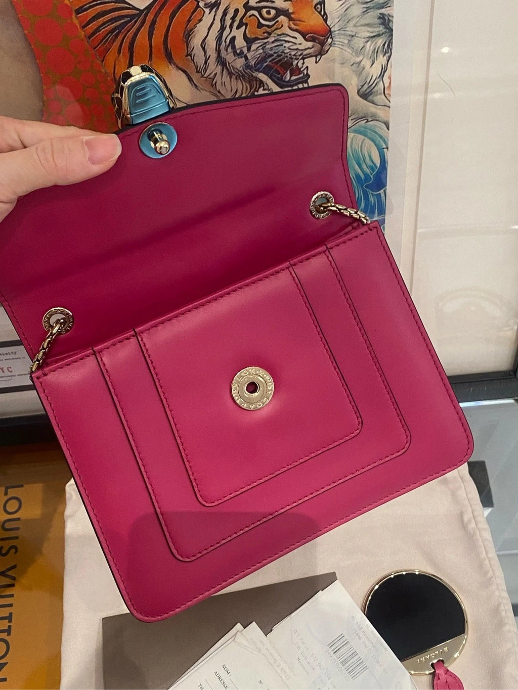 Bvlgari Serpenti Head Shoulder Crossbody Bag For Women
