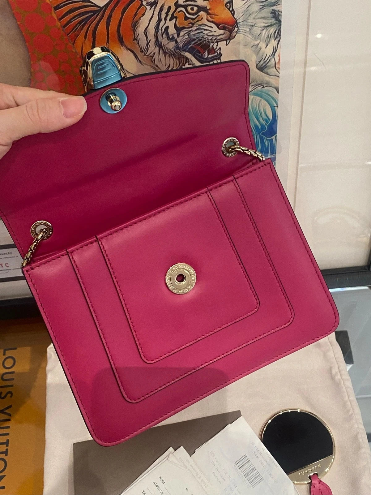 Bvlgari Serpenti Head Shoulder Crossbody Bag For Women