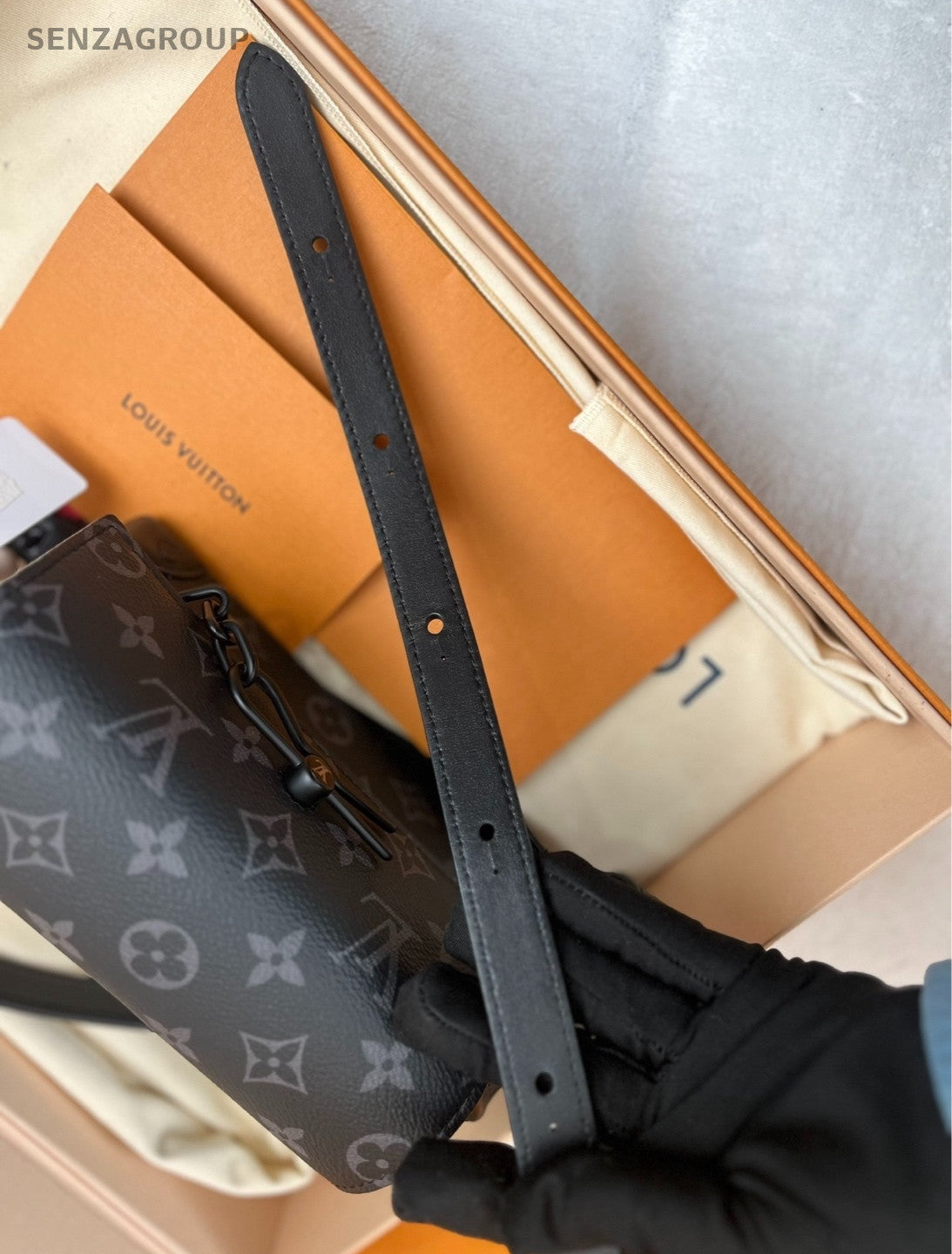 Louis Vuitton Steamer Box Bag Unisex Shoulder Crossbody Classic