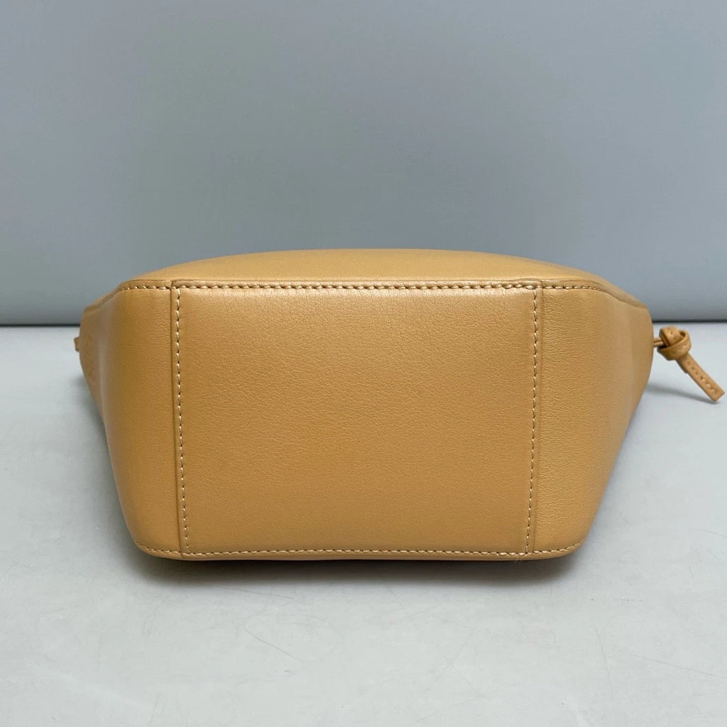 Authentic Loewe Hammock Hobo Calfskin Shoulder Crossbody Bag Brown