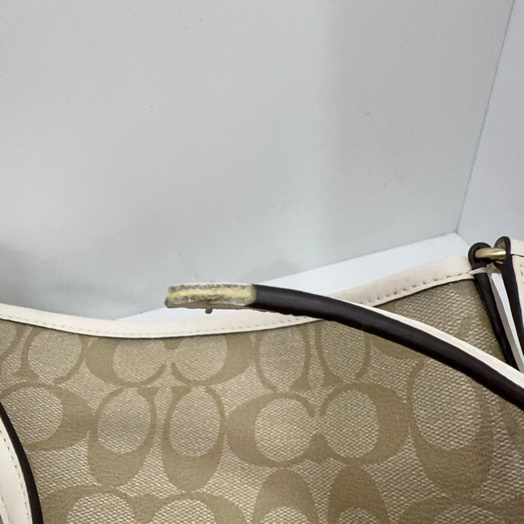 Coach Women's Full Leather Signature Shoulder Crossbody Bag