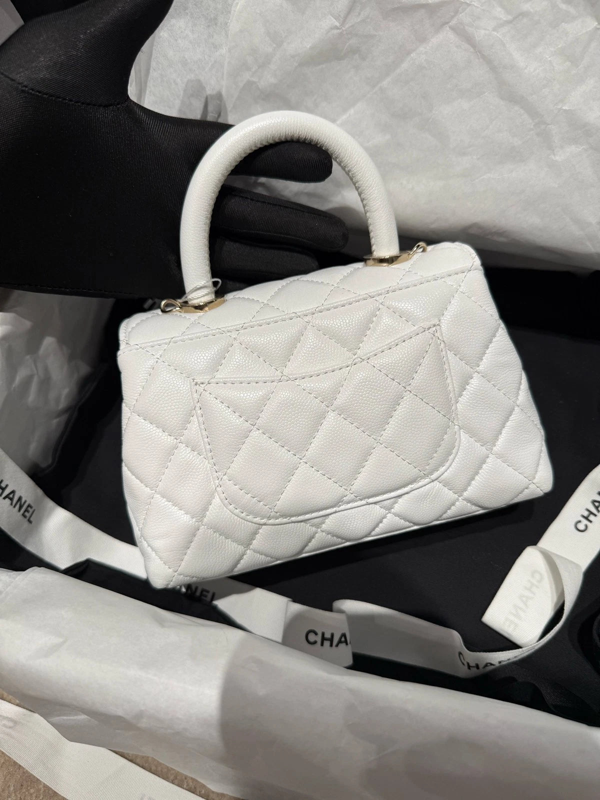New Full Film Chanel Coco Handle Top Handle Bag For Women