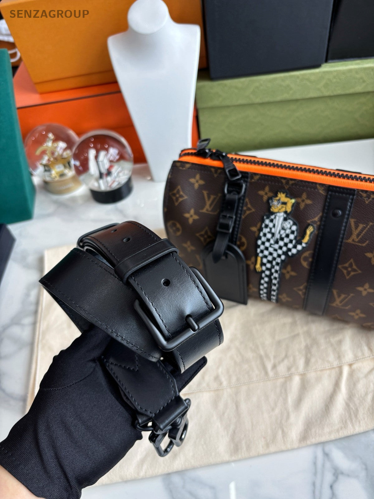 Louis Vuitton M45652 Friends City Keepall Monogram Black Crossbody bag