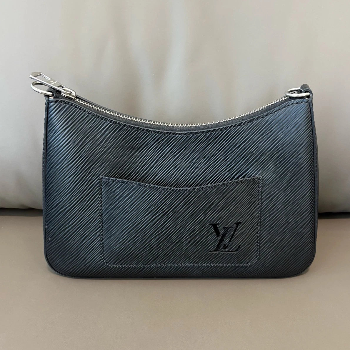 Louis Vuitton Marelle Epi Leather Black Crossbody Handbag Excellent