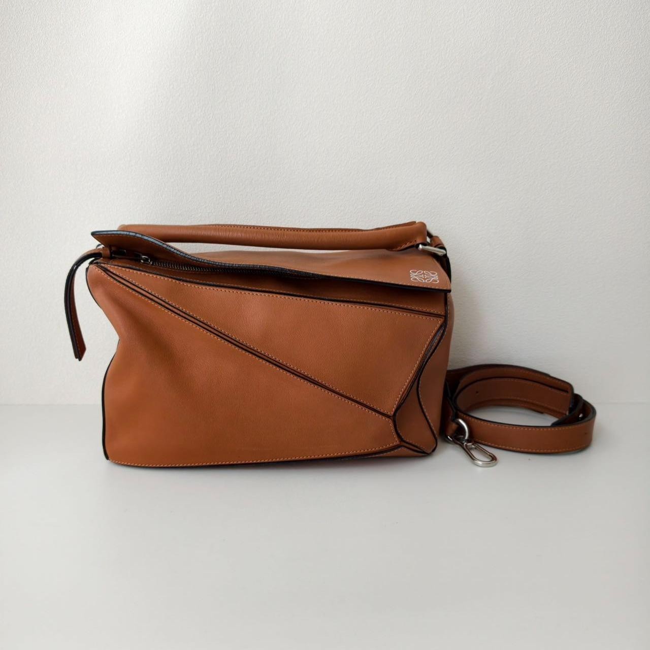 SJ0001 Loewe puzzle bag Brown MM