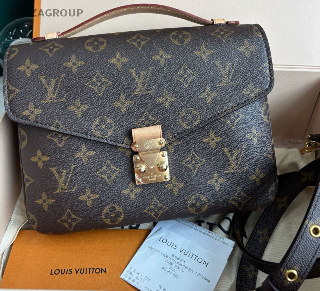 Louis Vuitton Monogram POCHETTE MÉTIS Shoulder bag Canvas Alomost brand NEW