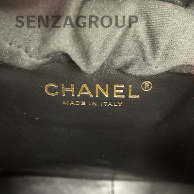 Chanel Black Gold Calfskin Chain Shoulder Bag - Women's Fashion Shopping Tote