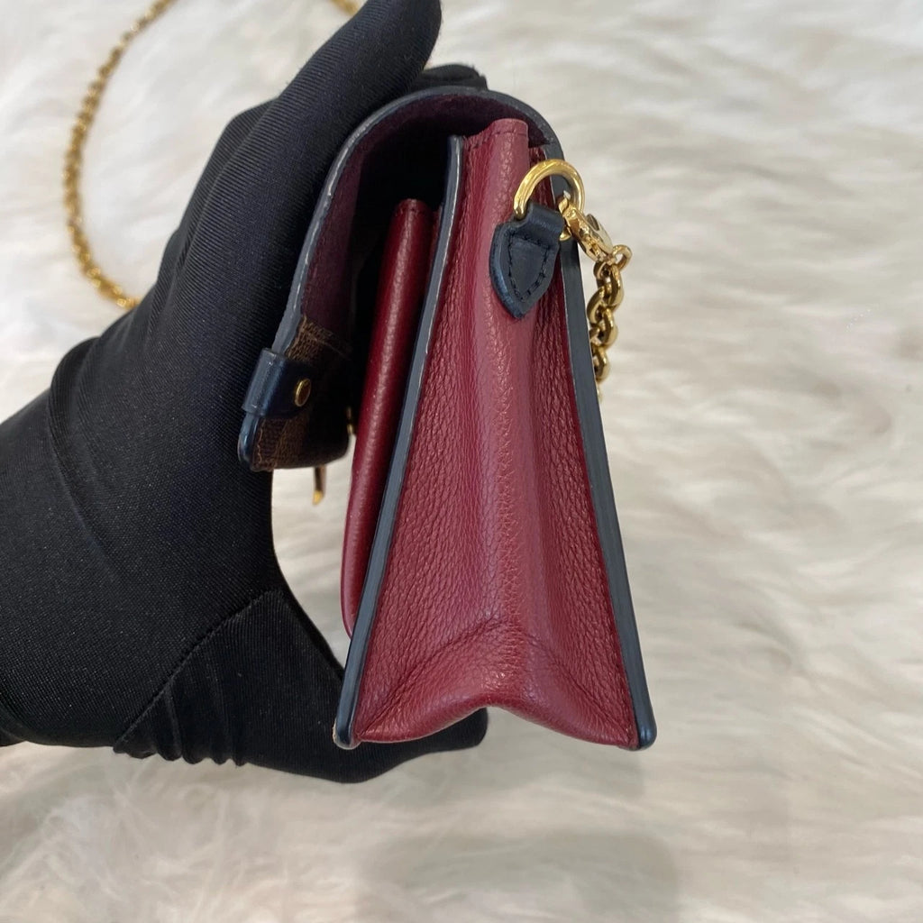 Louis Vuitton Vavin Damier Shoulder Bag Chain Bag Excellent
