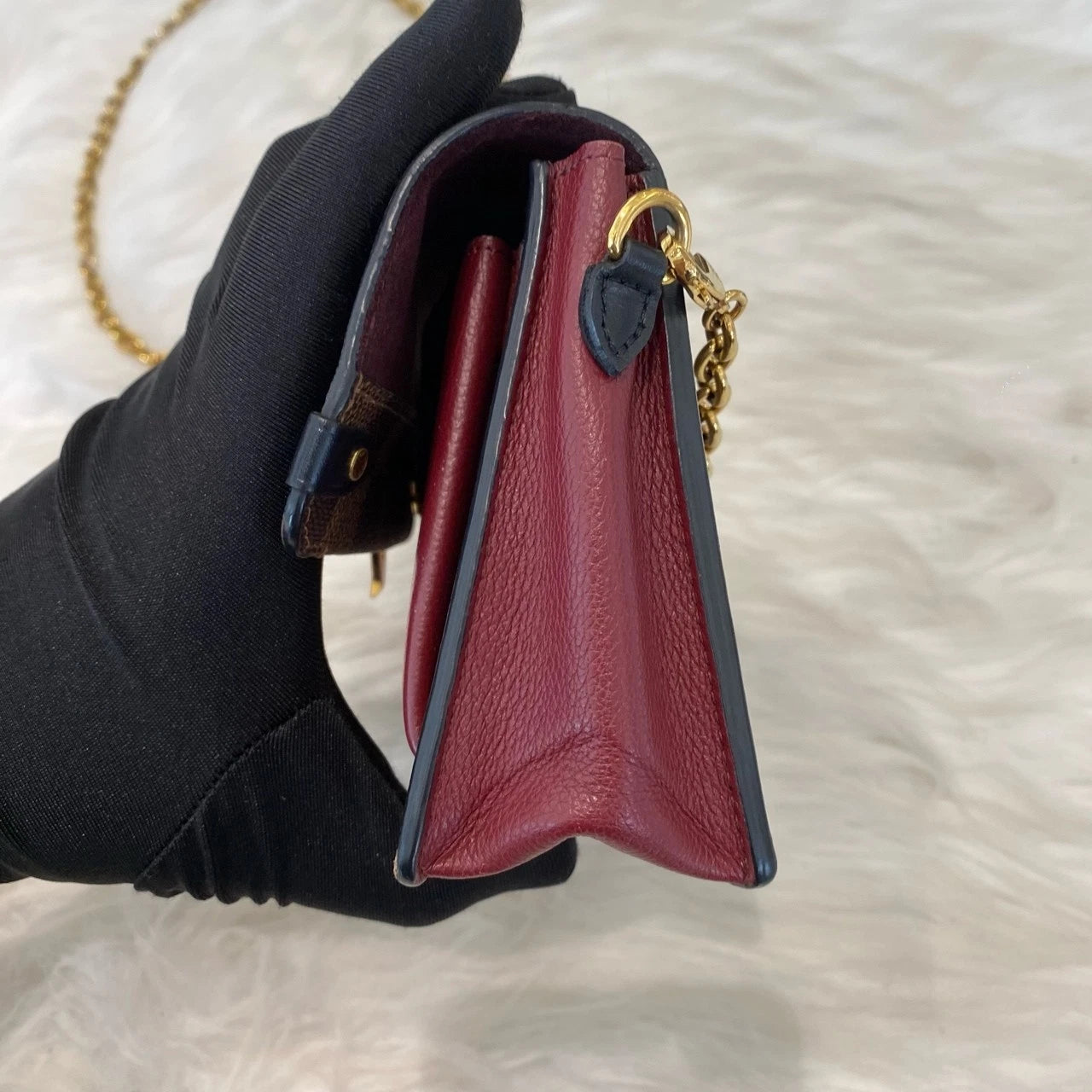 Louis Vuitton Vavin Damier Shoulder Bag Chain Bag Excellent