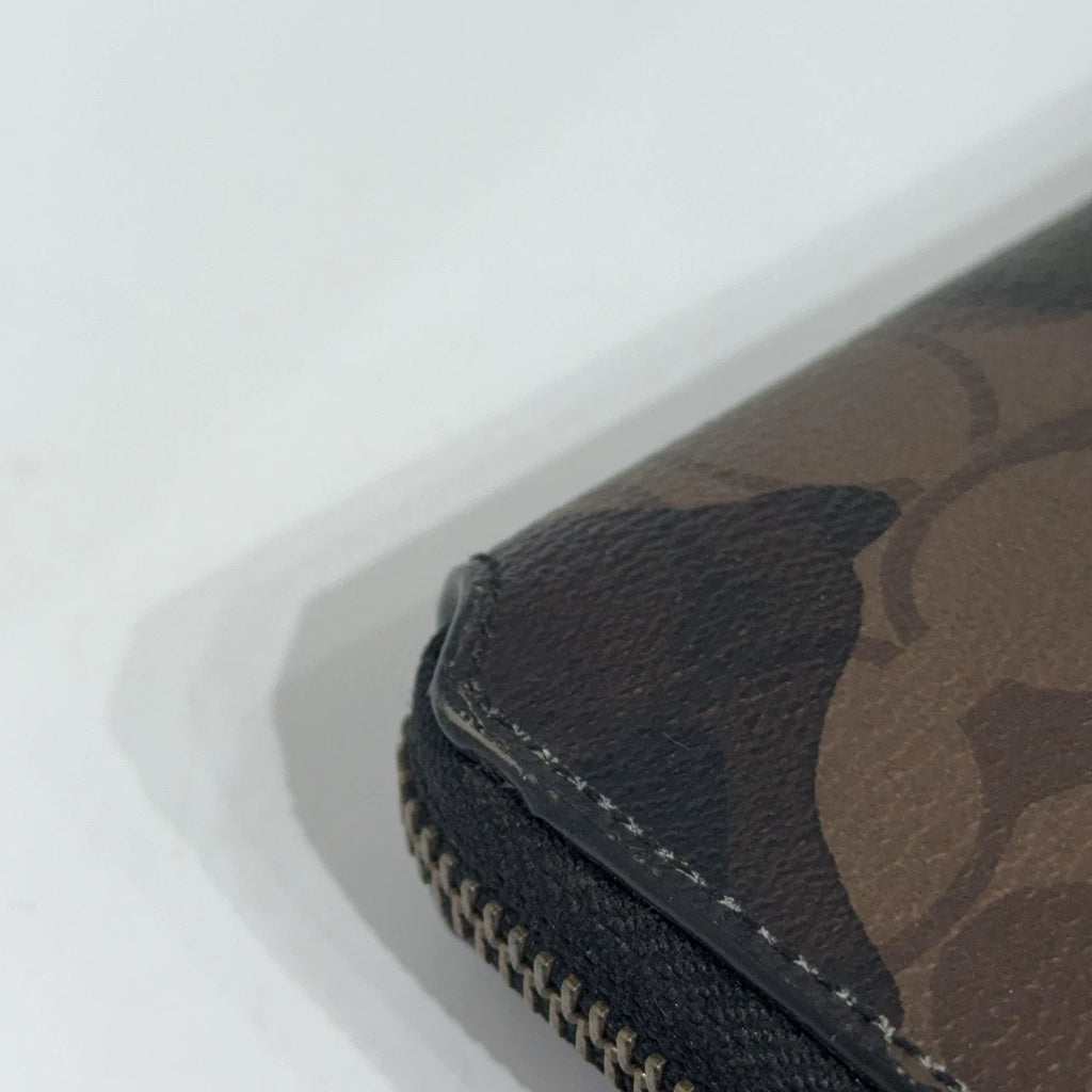 Coach Camouflage Colorblock PVC Leather Clutch Bag For Men