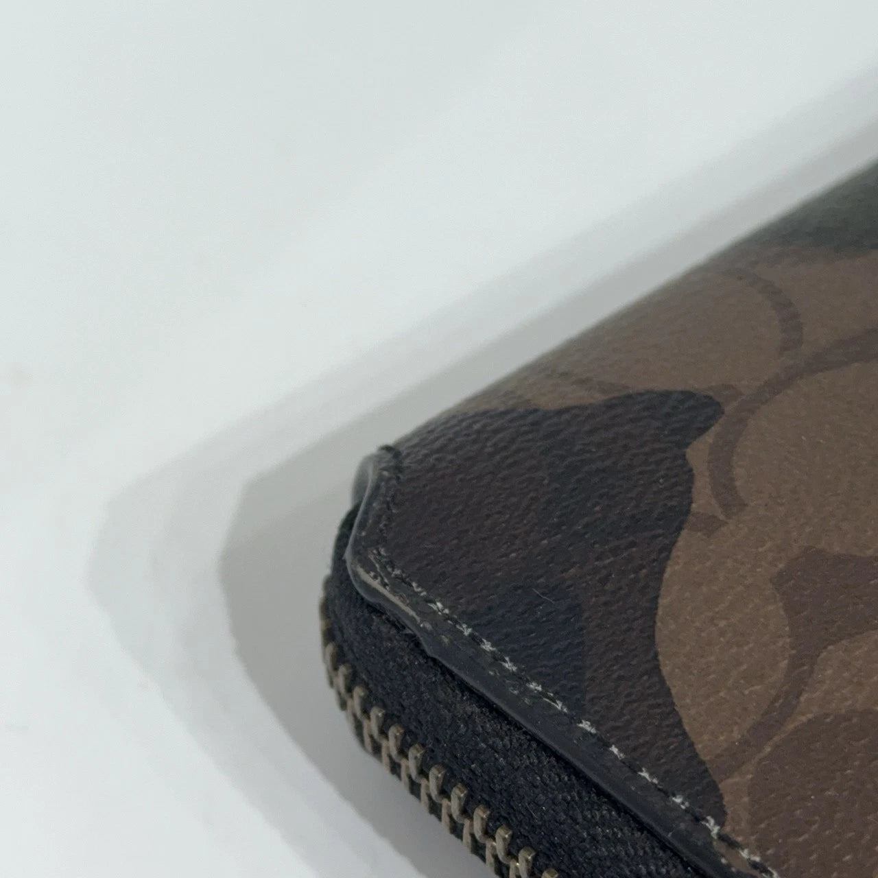 Coach Camouflage Colorblock PVC Leather Clutch Bag For Men