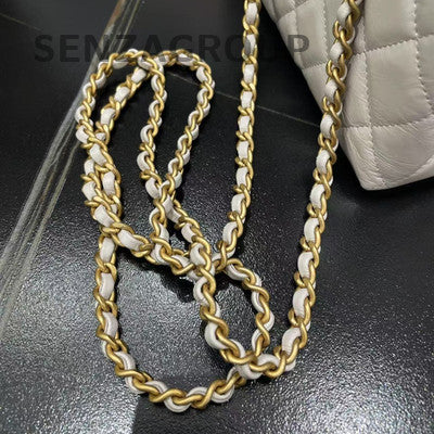 Chanel Kelly Grey Quilted Chain Shoulder Bag Classic Women's