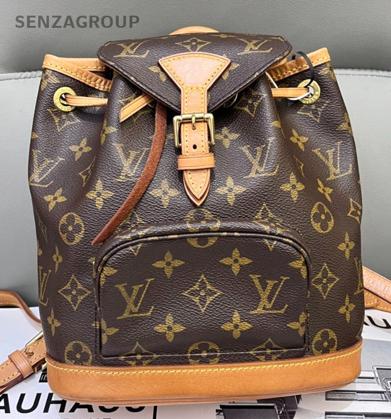 Louis Vuitton Backpack PM Monogram Drawstring Shoulder bag Vintage