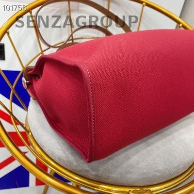 Hermès Herbag 31 Red Silver Hardware Shoulder Bag Women's Classic