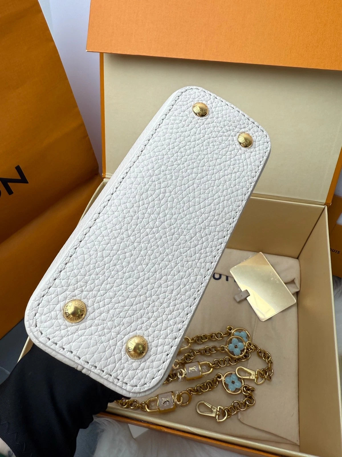 Louis Vuitton Capucines Cap Nano Calfskin Crossbody Bag For Women
